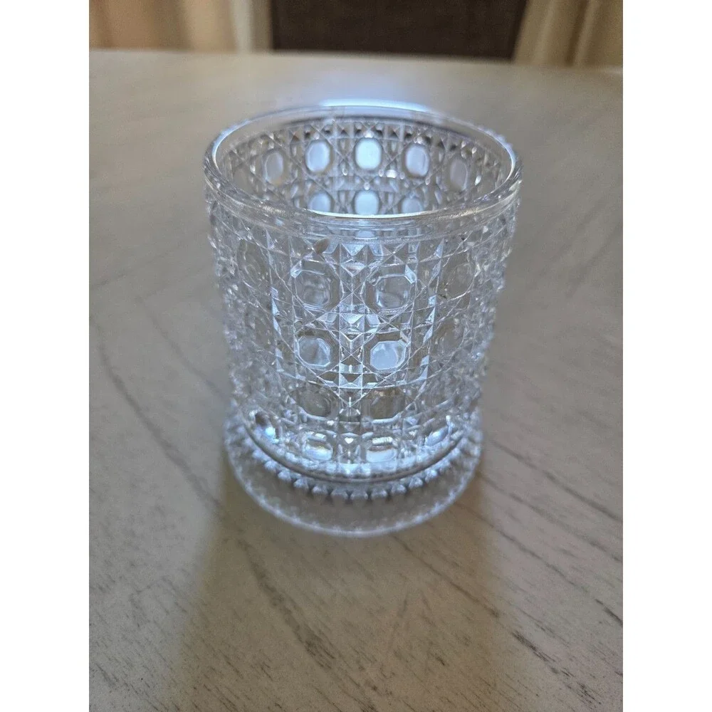 TarnorLer Spinning Whiskey Glass, 360° Rotating LED Base, Gemstone, 10 oz